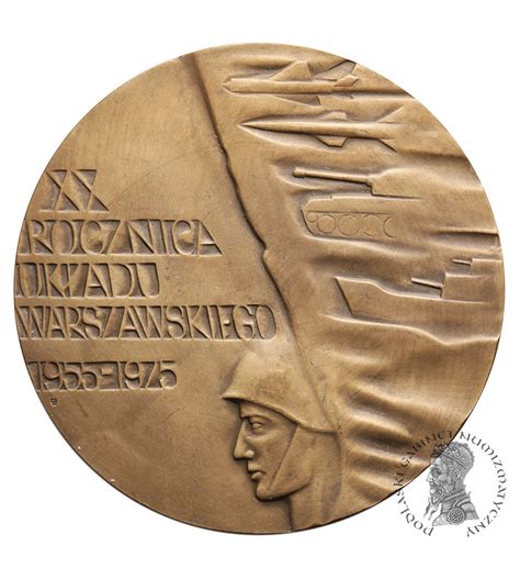 Polska Prl Medal Xx Rocznica Uk Adu Warszawskiego