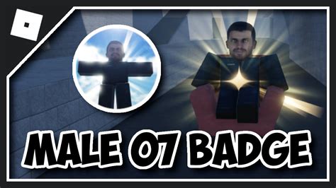 How To Get Male 07 Badge In Skibidi Toilet Roleplay Male 07 Badge Morph Roblox Youtube