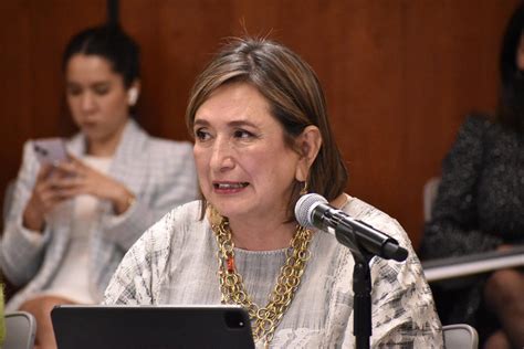 Senadora Xóchitl Gálvez Ruiz En La Comparecencia De La Secretaria De