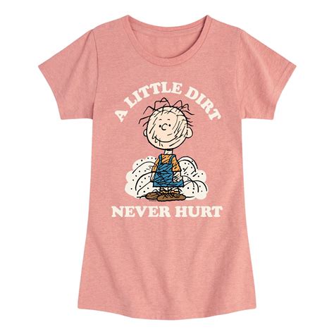 Peanuts - Pigpen Little Dirt Never Hurt - Toddler & Youth Girls Short