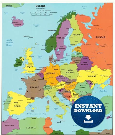 Get Europe Map Free Vector - Www