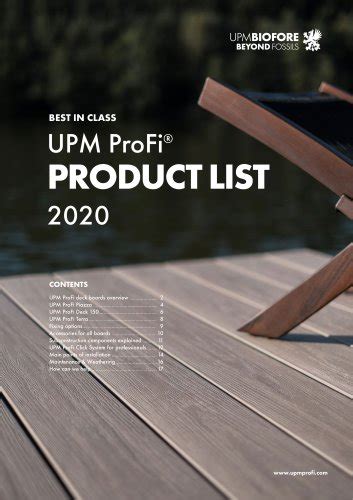 Upm Profi Product List Upm Pdf Catalogs Documentation