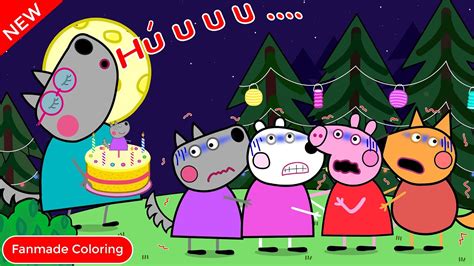 Happy Birthday Wendy Peppa Pig Fanmade Coloring Story Youtube