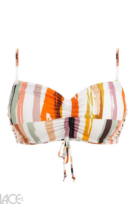 Freya Swim Shell Island Bandeau Bikini Top F I Cup Lace Lingerie
