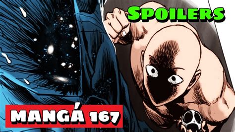 Bomba One Punch Man 167 Saitama Pelad0 Promete Atacar Garou CÓsmico Com ForÇa Total