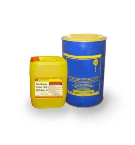 SOLVENT LIQUID ACETONE Commercial 99 Industrial Grade At 45 Litre