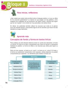 Conceptos de fondo y forma en textos líricos Ayuda para tu tarea de