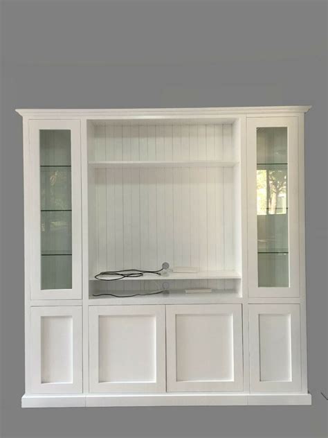 "Davidson 1.0" 4 Piece Integrated Wall Unit Bookshelf TV entertainment ... 