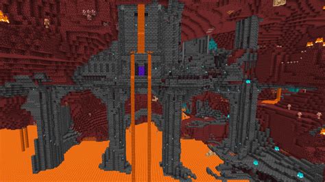 Was Building With Deepslate A Mistake My Bridge For My Nether Portal