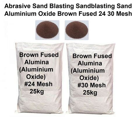 Abrasive Sand Blasting Sandblasting Sand Aluminium Oxide Brown Fused 24