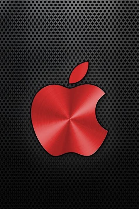 Red Apple Logo Wallpaper Hd