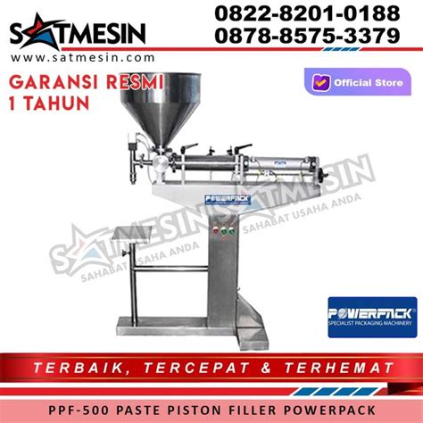 Jual Mesin Pengisi Cairan Pasta Ppf Paste Piston Filler Powerpack