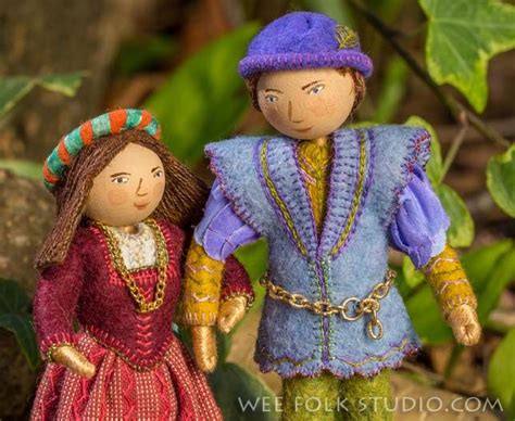 Ryan And Lael Wedding Dolls Salley Mavor Wee Folk Studio Felt