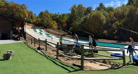 Fall Tubing is a Real Thing at Black Bear Snow Tubing, Hendersonville, NC