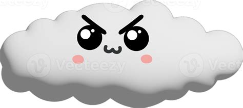 Free White Cloud Cartoon Character Crop Out 14425918 PNG With