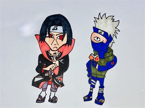 Itachi and Kakashi by mateofugu on DeviantArt