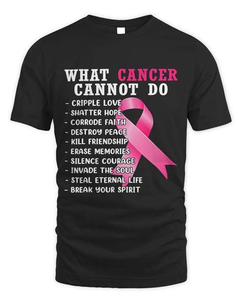 Breast Cancer Awareness Survivor Wear Pink What Cancer Cannot Do Pink