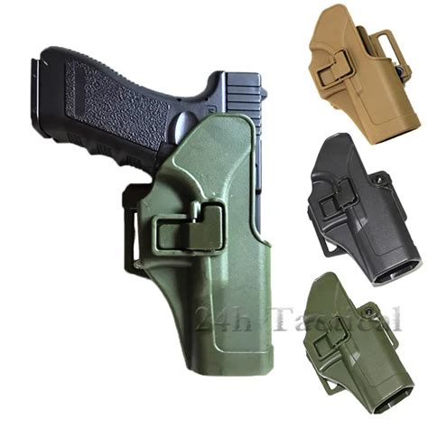 Tactical CQC Compact Handgun Belt Holster Quick Draw Right Hand Gun ...