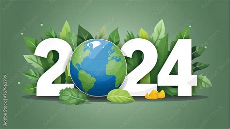 Earth Day 2024, Happy Earth Day 2024, Recycling and save our planet and Earth environment ...