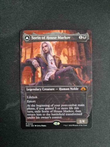 MTG Sorin Of House Markov Borderless Modern Horizons 3 Mythic