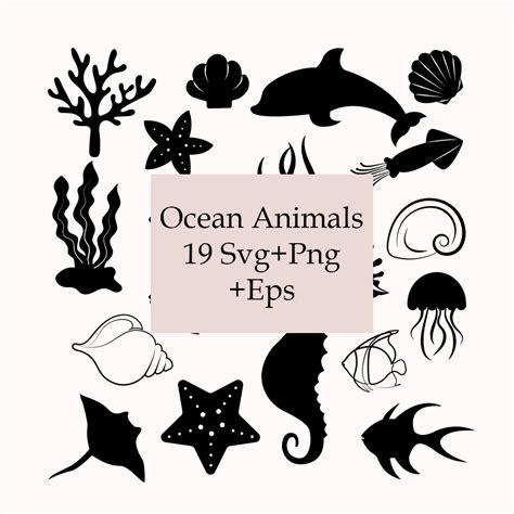 Ocean Animals Svg Bundle Masterbundles