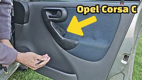 Demontaż Tapicerki Drzwi Opel Corsa C YouTube