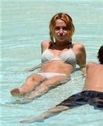 Miley Cyrus Miami Pool Bikini Pics