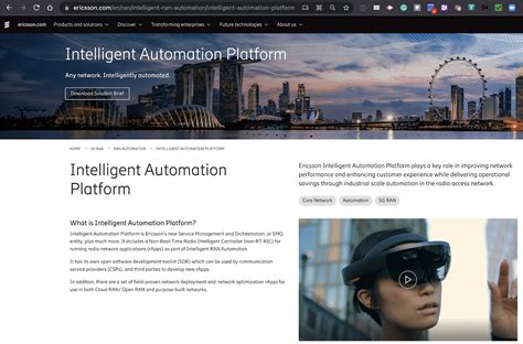 Ericssons Intelligent Automation Platform Runs Rapps Converge Digest