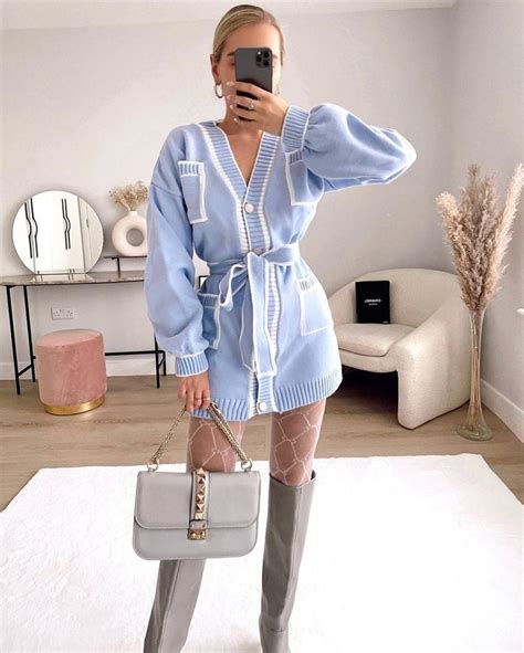 Winter Outfits Street Style Shirt Dress Clothes For Women Womens