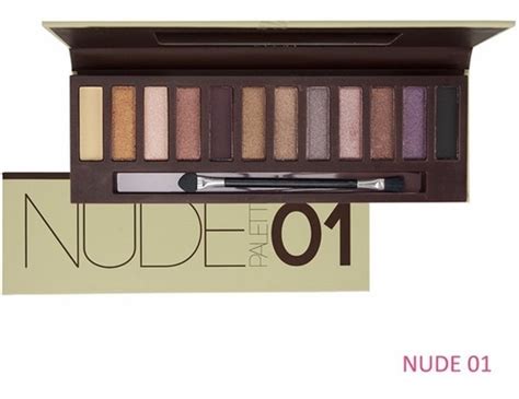 Kit 3 Paletas 36 Sombras Vivai Nude Maquiagem Pincel Nudes