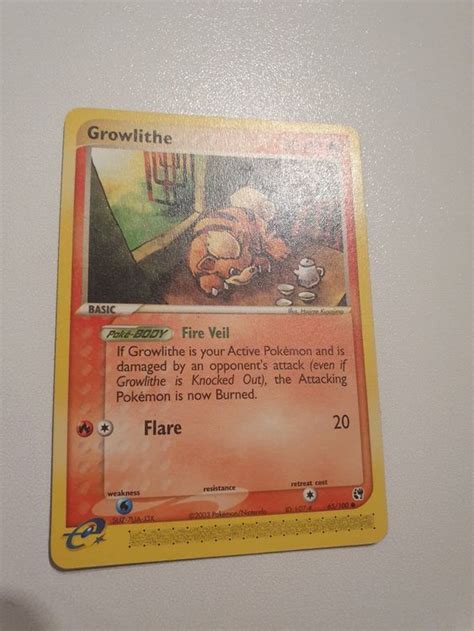 Growlithe Nm Ex Sandstorm Kaufen Auf Ricardo