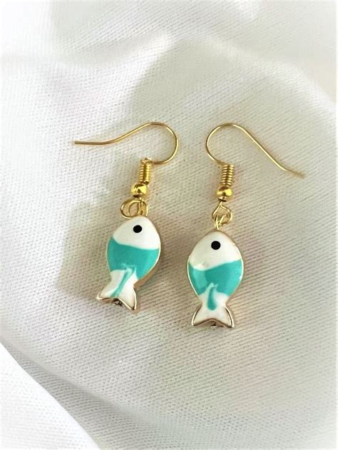 Cute Earrings Dangle Earrings Fishing Girls Ear Rings Eye