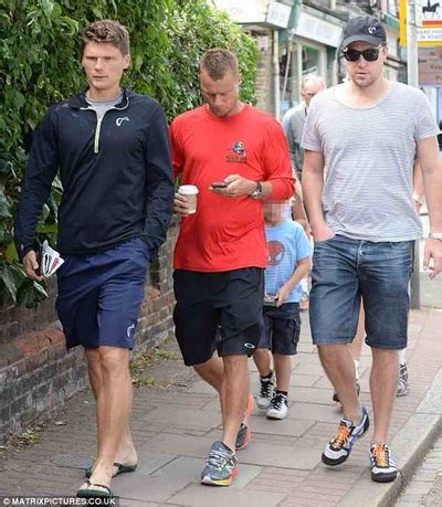 Lleyton Hewitt was seen walking through the street of London with his ...