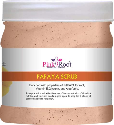 Buy PINK ROOT PAPAYA SCRUB 500ML Online Get Upto 60 OFF At PharmEasy