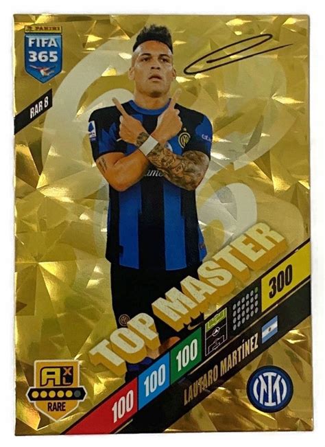 Купить Карта FIFA 365 2024 PANINI РЕДКИЙ TOP MASTER Лаутаро Мартинес