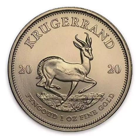 2020 1oz South African Gold Krugerrand South African Mint The Gold Ore Store