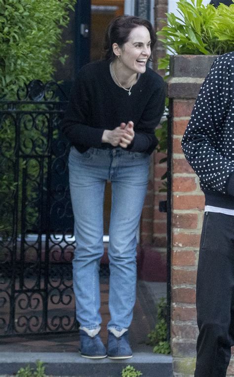 MICHELLE DOCKERY Outside Her Home in London 05/28/2020 – HawtCelebs
