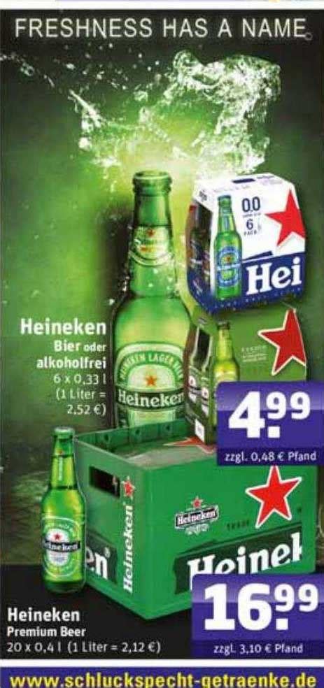 Heineken Bier Oder Alkoholfrei Angebot Bei Schluckspecht 1Prospekte De