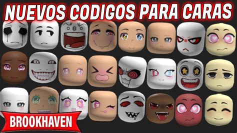 Nuevos Códigos Para Carasface Gratis En Brookhaven 🏡 Rp Roblox