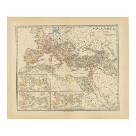 Imperium Romanum A Detailed Map Of The Roman Empire In Its Zenith