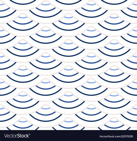 Abstract Geometric Pattern With Wavy Lines Vector Image