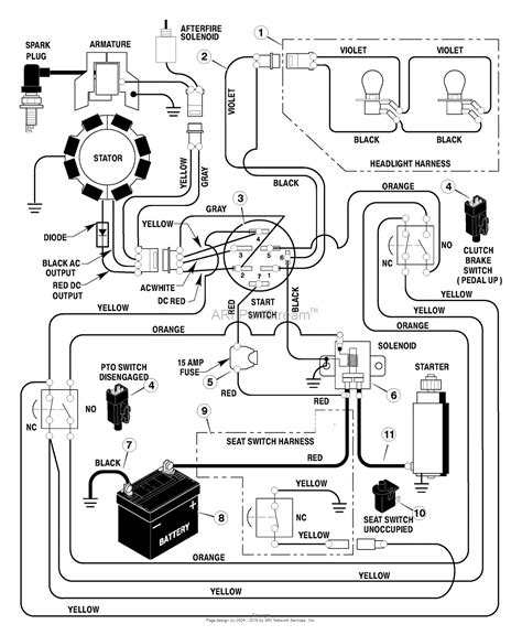 Schematic Craftsman Lawn Tractor Wiring Diagram