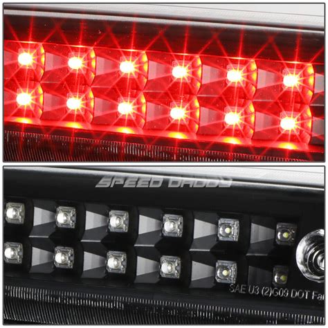 For Ford F Dual Red D Led Bar Tail Light Third Brake Cargo