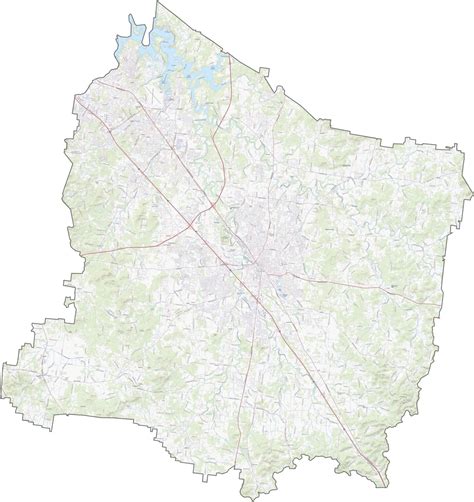 Rutherford County Map, Tennessee - US County Maps