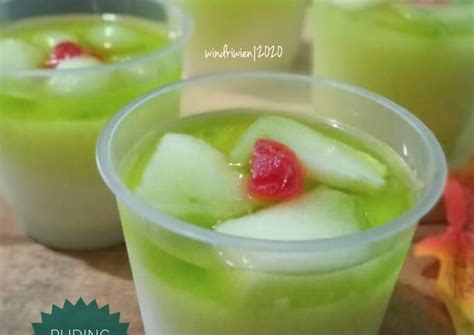 Resep Puding Susu Melon Segaarr Oleh Windri Aries Ig Windriwien