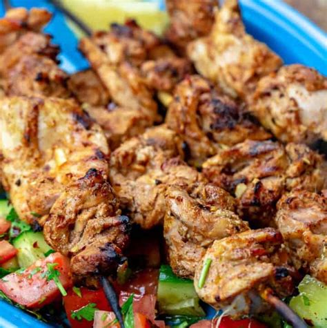 Authentic Shish Tawook Middle Eastern Chicken Skewers L The