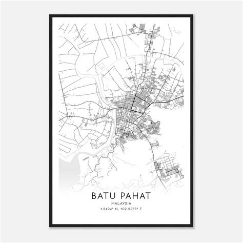 Batu Pahat - Custom Maps & Posters