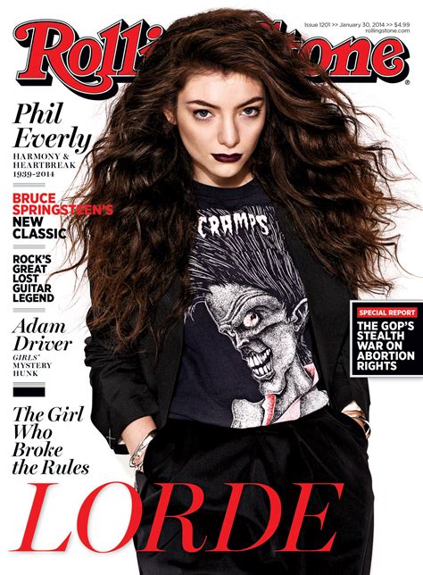 How Lorde Broke All the Rules: The Cover of Rolling Stone's New Issue ...