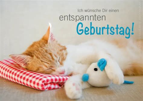 DOPPELKARTE KUVERT GLÜCKWUNSCHKARTE entspannter Geburtstag Karte mit