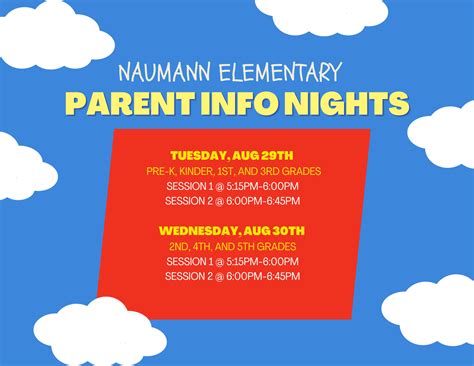 PARENT INFORMATION NIGHTS | Leander ISD News